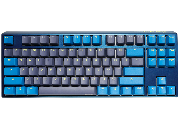 Bàn Phím Cơ Có Dây - Ducky One 3 DayBreak - TKL | Silver - Blue - Clear