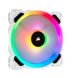 Bộ Fan Corsair LL120 RGB 120mm Dual Light Loop + Lighting Node PRO – White ( 3 Fan )