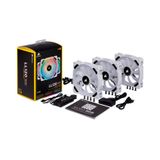 Bộ Fan Corsair LL120 RGB 120mm Dual Light Loop + Lighting Node PRO – White ( 3 Fan )