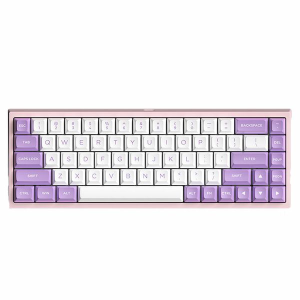 Bàn Phím Cơ Không Dây - FL-ESPORT FL680SAM Purple | Gateron Cap Switch