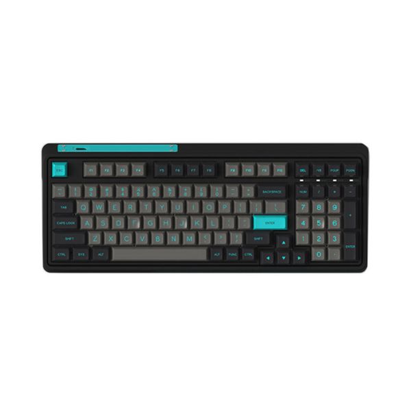 Bàn Phím Cơ Có Dây - FL-Esports CMK98 SAM GRAPHITE GREEN  | Kailh Coolmint , Deep Sea Silent