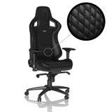 Ghế Chơi Game Noblechairs EPIC Series Black (Real Leather)