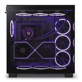 Vỏ Case Máy Tính - NZXT H9 Elite - Black - White