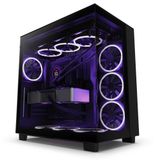 Vỏ Case Máy Tính - NZXT H9 Flow - Black - White