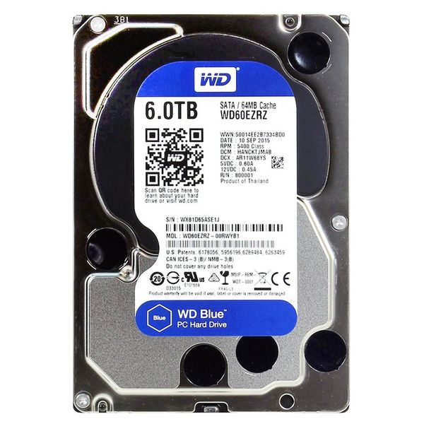 Ổ Cứng WD HDD 6TB Blue 5400rpm