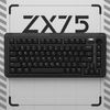 Bàn Phím Không Dây - IQUNIX ZX75 Dark Side (3 Mode, 2.4Ghz, Bluetooth, USB-C)