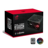 Nguồn Asus ROG Thor 850W Platinum - RGB 850W 80 Plus Platinum Full Modular