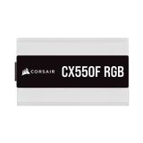 Nguồn Corsair CX550F 550W RGB ( 80 Plus Bronze ) - White