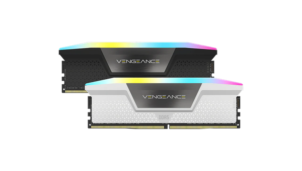 Ram Máy Tính - Corsair VENGEANCE RGB 32GB (2x16GB) / Black / White / DDR5 / 5200Mhz / 5600Mhz / 6000Mhz / 6200Mhz