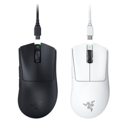 Chuột gaming không dây- Razer DeathAdder V3 Pro - Ergonomic Wireless Gaming- Phiên bản 2023- Ultra Lightweight- Hàng chính hãng