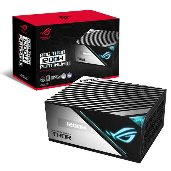 Nguồn Máy Tính - ASUS Rog Thor 1200P2 / 80 Plus Platinum / Full Modular / 1200W