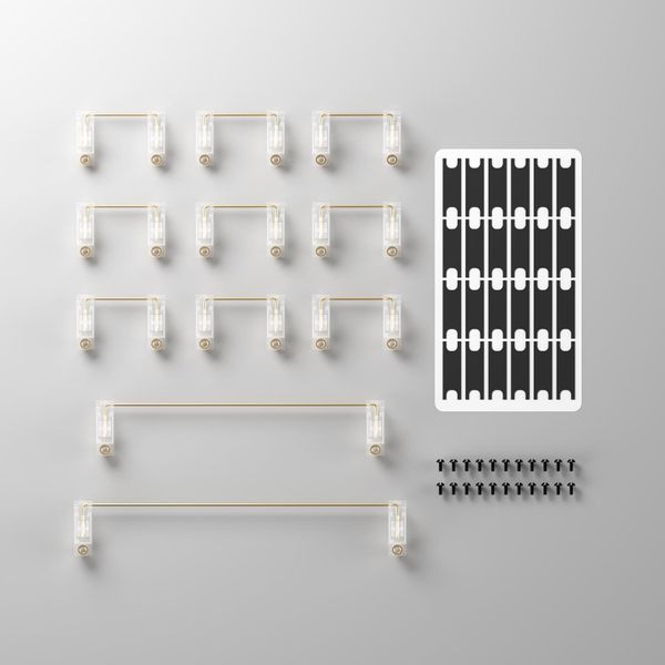 Stab Bàn Phím Cơ - AKKO Screw-in PCB Mount - Clear