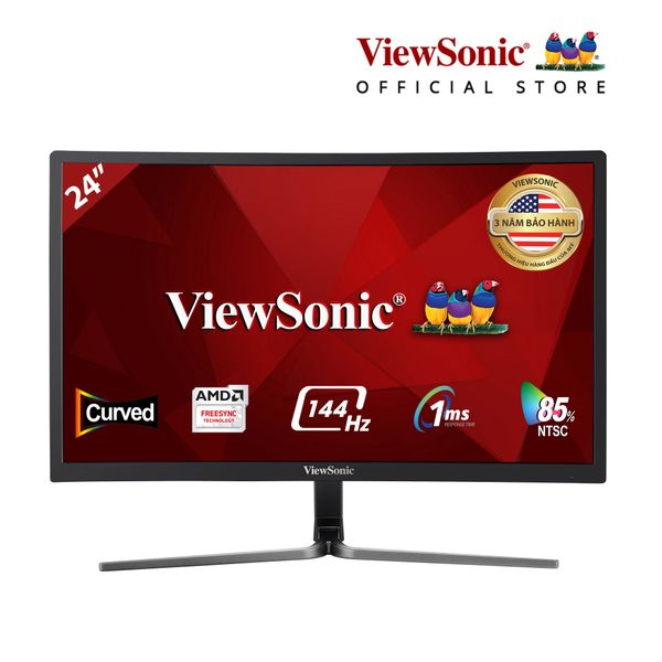 Màn Hình Máy Tính - ViewSonic VX2458-C-MHD | 24inch| Curve| VA| FHD 1080p| 144Hz