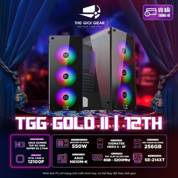 Bộ máy tính TGG GOLD II | 12TH
