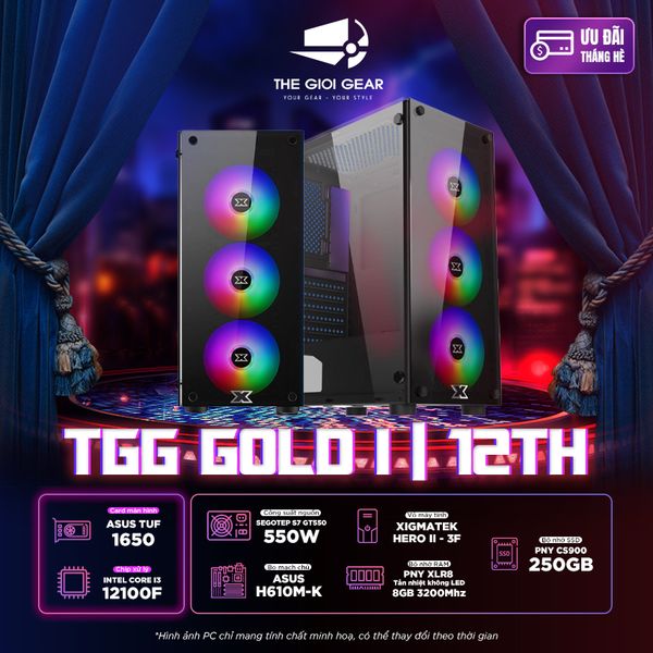 Bộ máy tính TGG GOLD I | 12TH