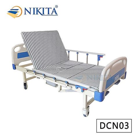 Giường y tế 3 tay quay có bô vệ sinh NKT-DCN03
