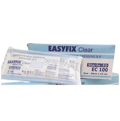 Băng dán phẫu thuật vô trùng trong suốt chống thấm nước Easyfix Clear EC100 – 4155-EC100 Likima