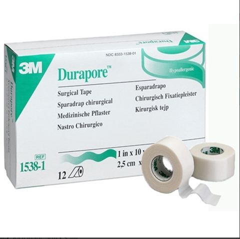 Băng keo lụa y tế 3M Durapore Surgical Tape 1538