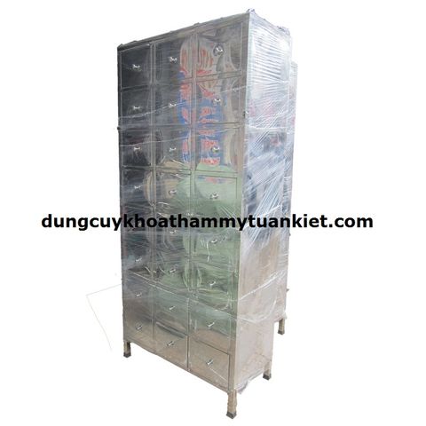 Tủ thuốc đông y bằng inox