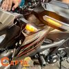 Bảo vệ tay lái motowolf có đèn led