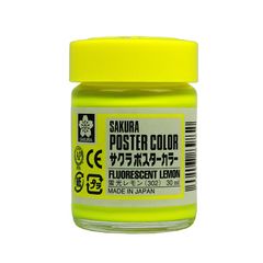 Màu bột huỳnh quang SAKURA - SAKURA Poster Fluorescent Color 30ml