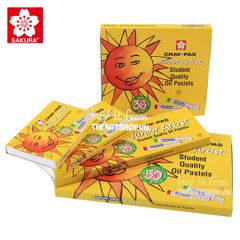 Bộ màu sáp dầu SAKURA Junior Artist Oil Pastels Set 12/16/25/50 colors