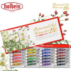 Bộ màu nước HOLBEIN 24 màu - HOLBEIN Botanical Art Watercolor Set 24