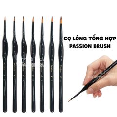 Cọ lông tổng hợp đầu tròn PASSION - PASSION Brush