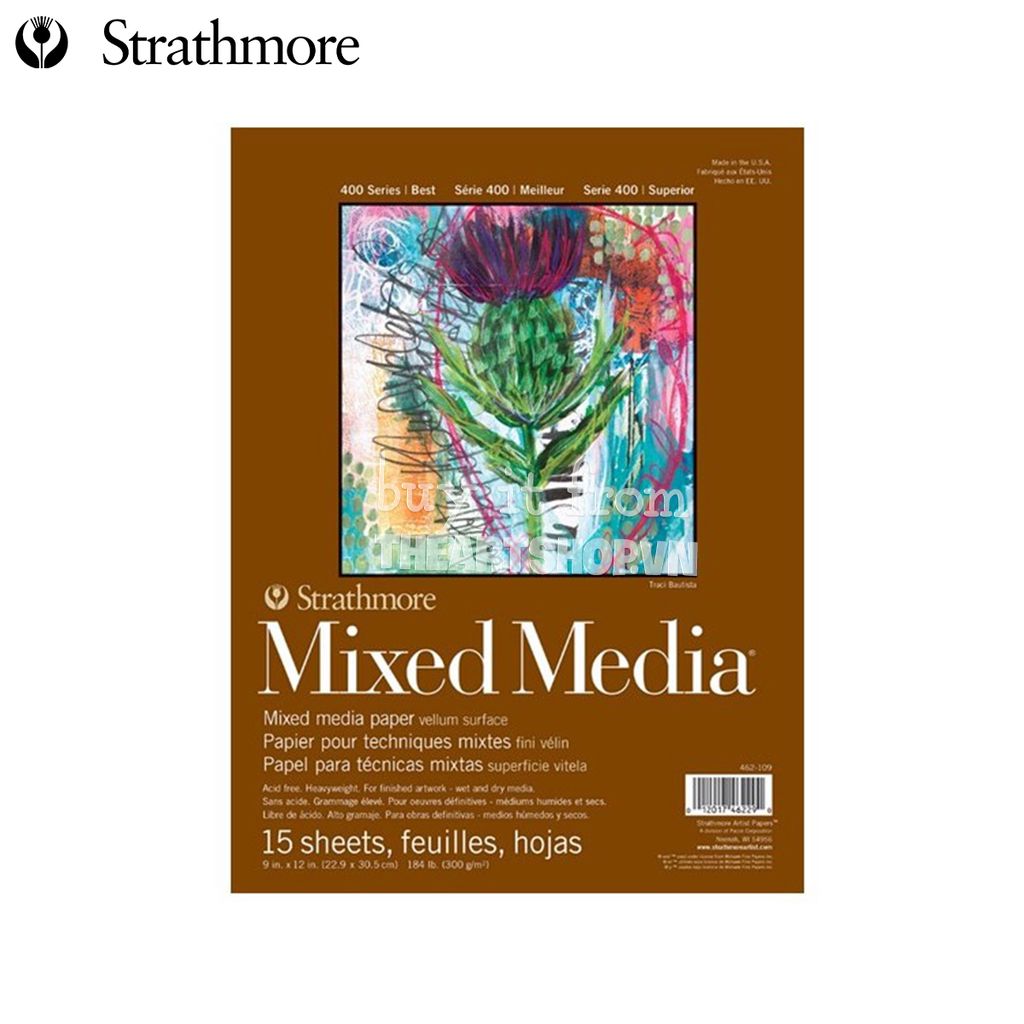 Sổ vẽ STRATHMORE - STRATHMORE Mixed Media 300gsm