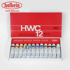 Bộ màu nước HOLBEIN 12 màu - HOLBEIN Artists Watercolor Set 12-Tube 5ml