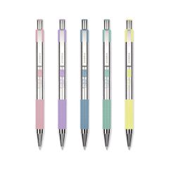 Bút bi Zebra pastel 1.0mm - Mực xanh (F-301)