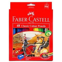 Chì màu FABER 48 màu (Hộp giấy) - FABER CASTELL 48 Color Pencils (Paper box)