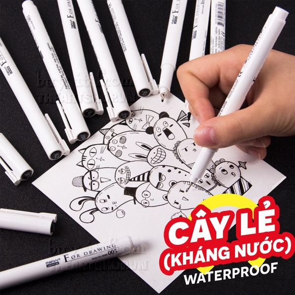 Bút line MARVY - MARVY UCHIDA Liner size 0.03 - size Brush