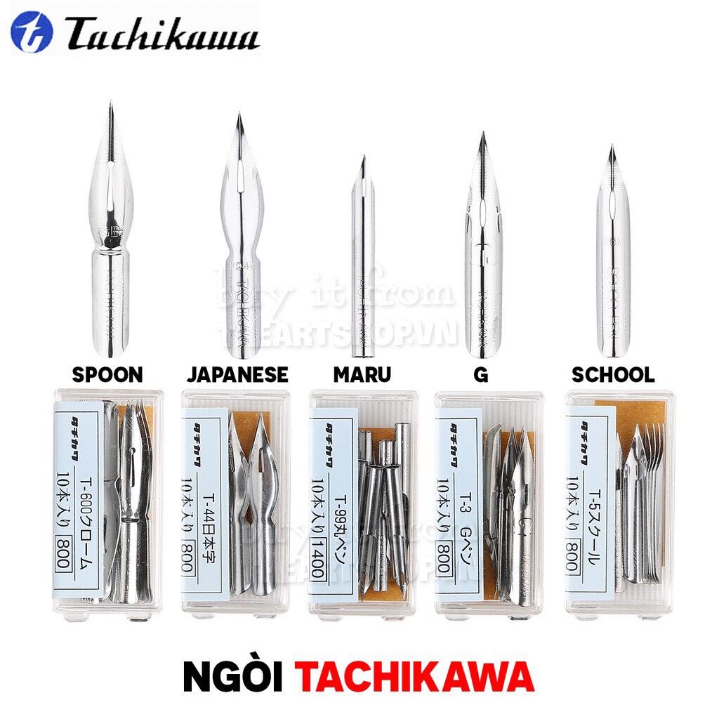 Ngòi bút sắt TACHIKAWA Pen Nib for Manga