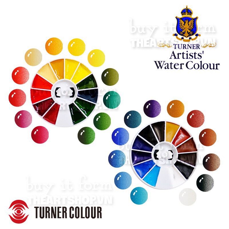 Bộ pocket màu nước chiết TURNER - TURNER Pocket Watercolor 0.6ml