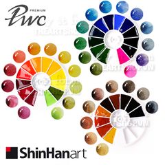 Bộ Pocket màu nước 33 màu * 0,6ml PWC SHINHAN set Limited Edition - chất lượng Artist Grade