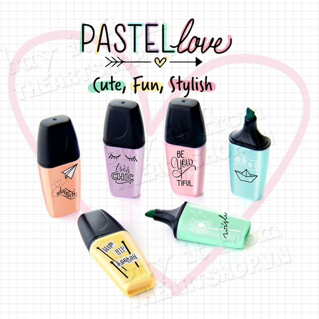 Bút dạ quang STABILO BOSS mini Pastel HLP07