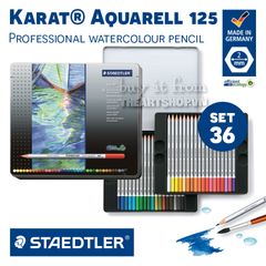 Chì màu nước chuyên nghiệp STAEDTLER - STAEDTLER Karat® Aquarell Watercolor 36 colors