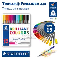 Bút vẽ đi nét STAEDTLER - STAEDTLER Triplus® Fineliner 334 - Set 15