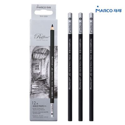 Chì than đen MARCO Raffine - MARCO Raffine Charcoal Pencils