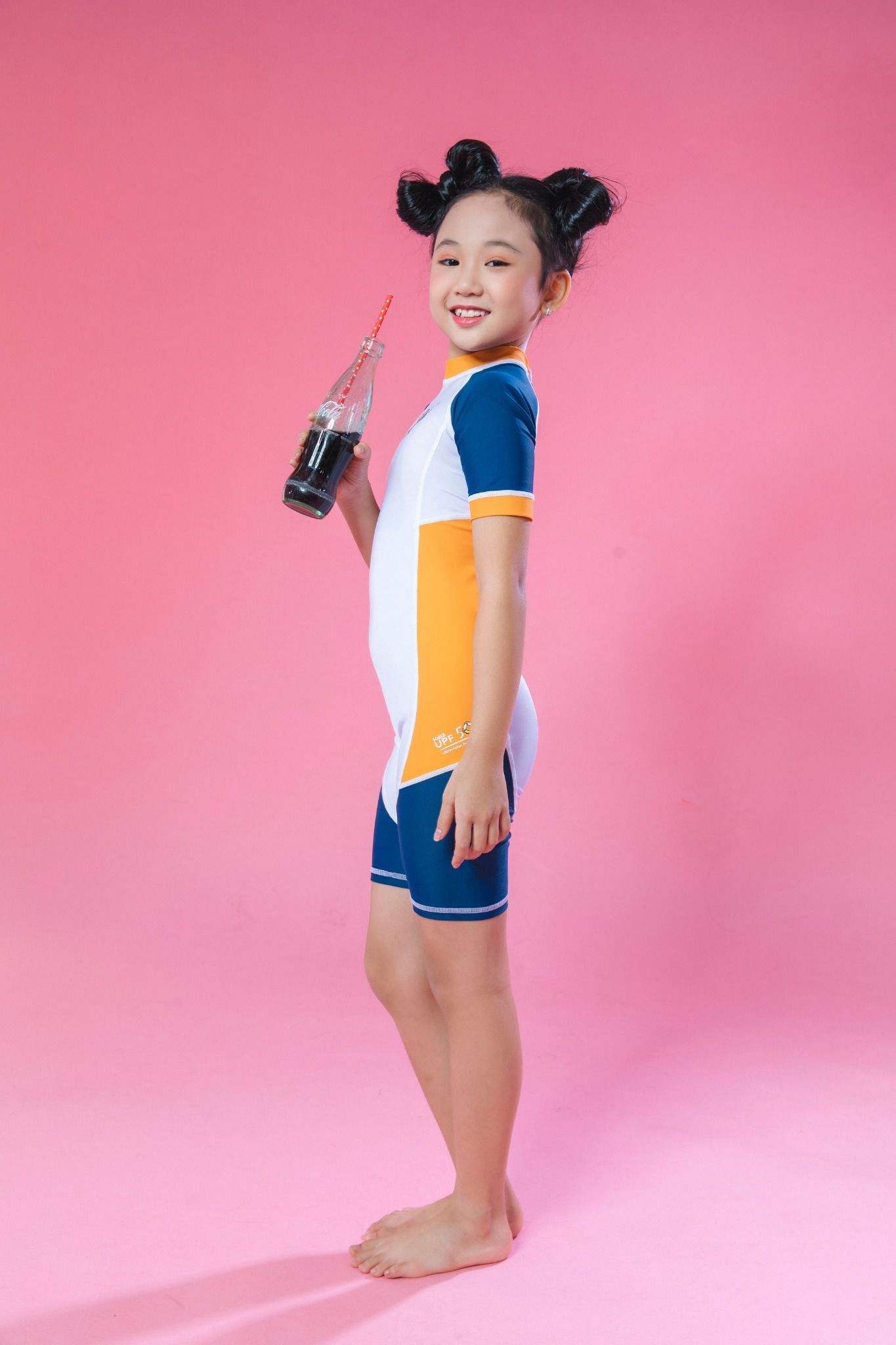 Đồ bơi liền thân Kid ngắn tay Sobie