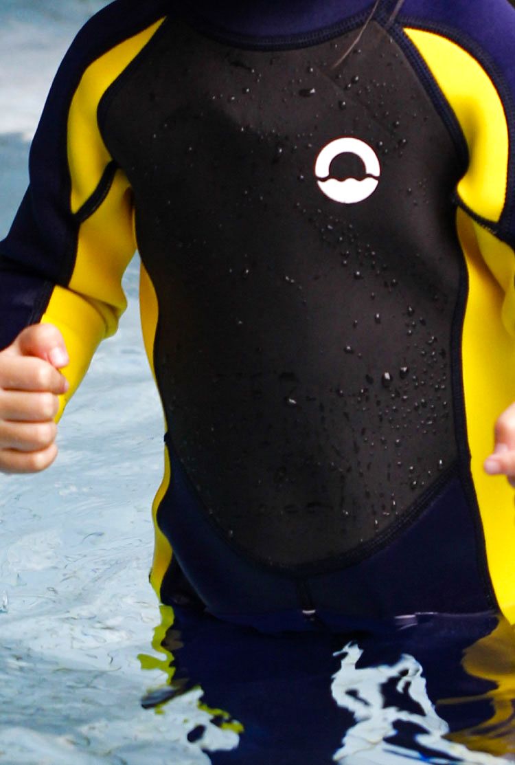 Đồ bơi trẻ em giữ nhiệt Wetsuit SOBIE Blue-Yellow