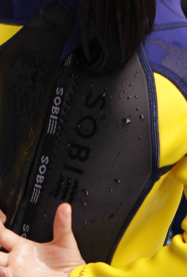 Đồ bơi trẻ em giữ nhiệt Wetsuit SOBIE Blue-Yellow