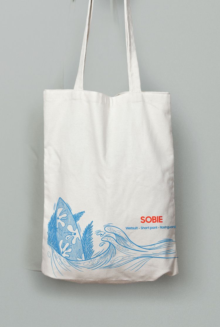 Túi thời trang đi biển SOBIE Canvas