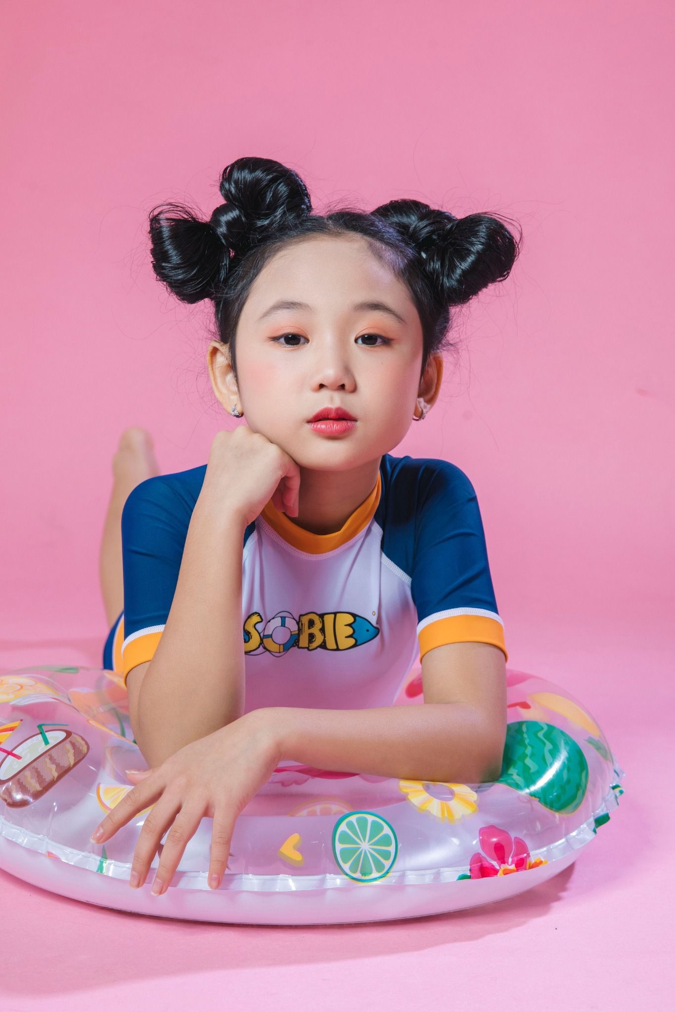 Đồ bơi liền thân Kid ngắn tay Sobie