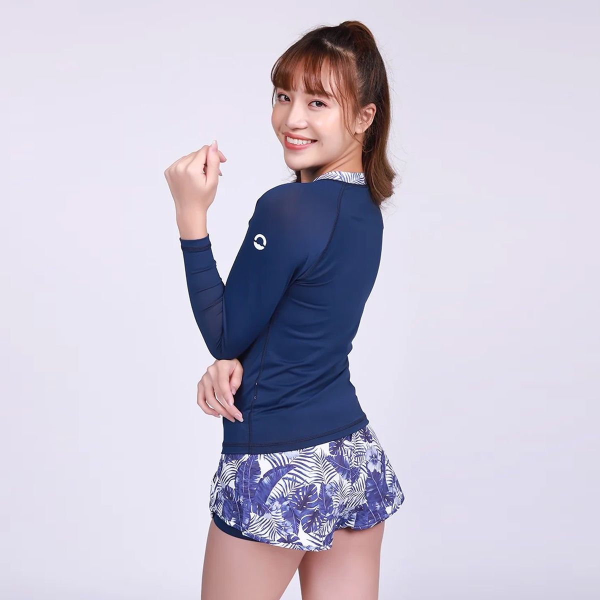 Đồ Bơi Nữ Big Size Navy Pattern