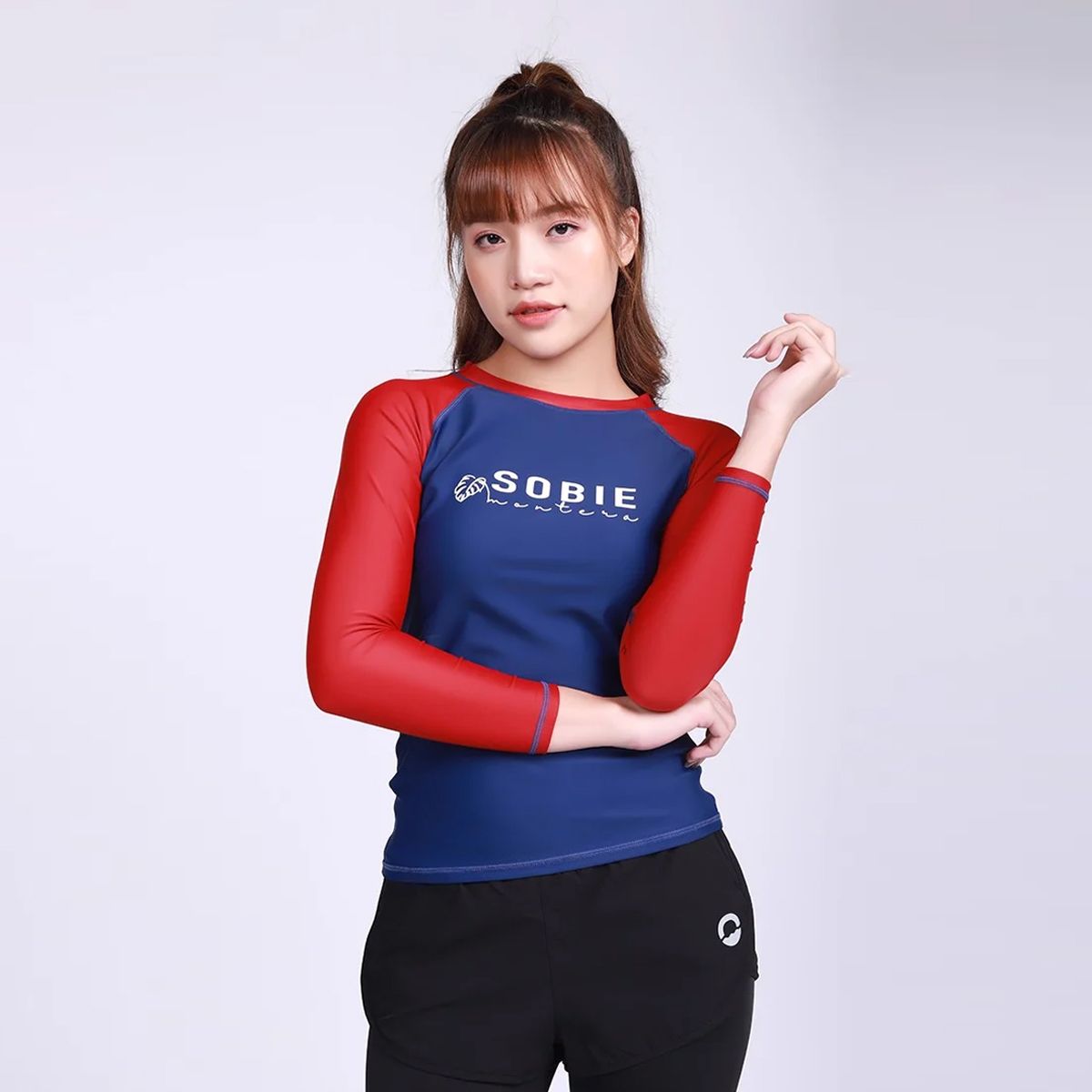 Áo bơi nữ Basic Deep Red