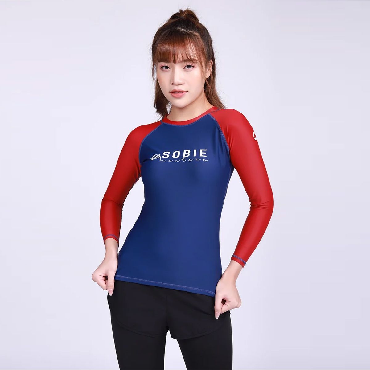 Áo bơi nữ Basic Deep Red