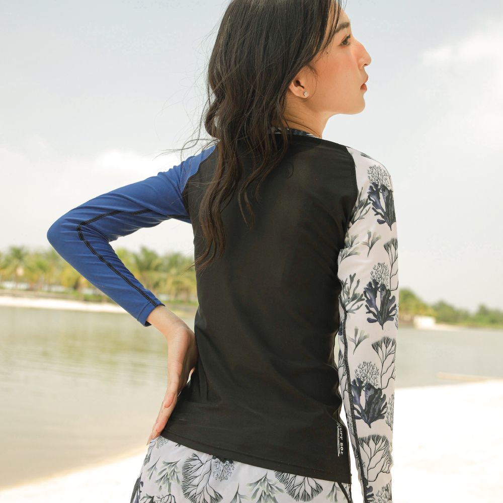 Áo Bơi Nữ Tay Dài Coral Mixed Top
