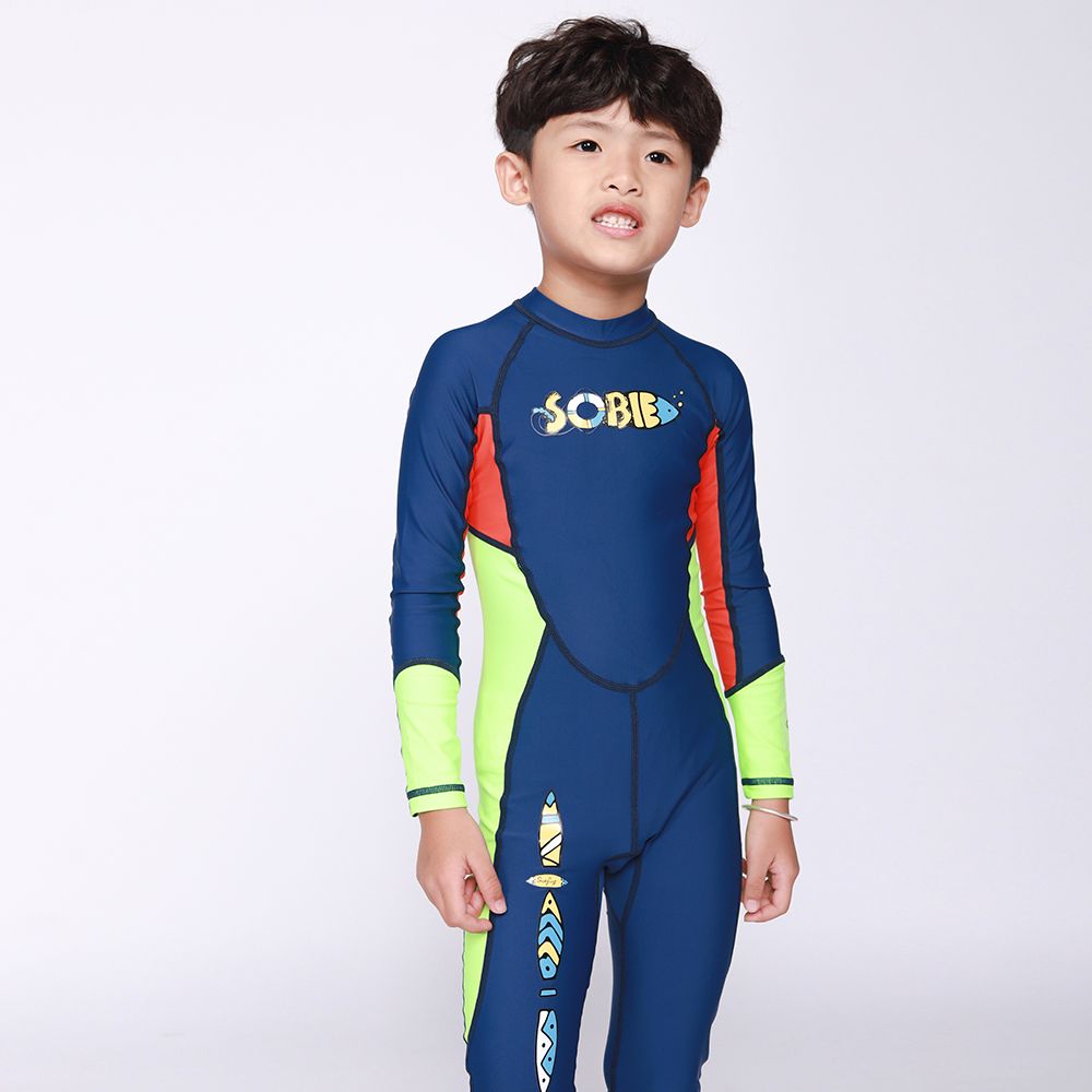 Đồ Bơi Trẻ Em Liền Thân Tay Dài Giữ Nhiệt Chống Nắng Sobie